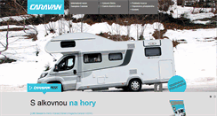 Desktop Screenshot of caravan-magazine.cz